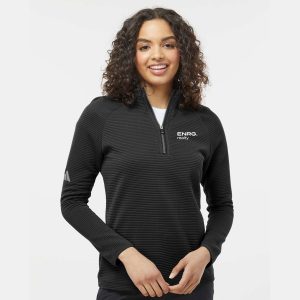 Adidas - Women's Spacer Quarter-Zip Pullover - A589 - Black