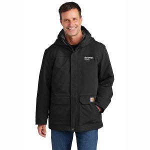 Carhartt® Super Dux™ Insulated Hooded Coat-Black