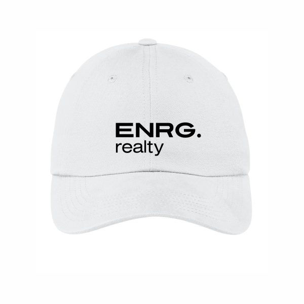 Port Authority® Brushed Twill Cap-white