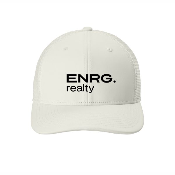 Sport-Tek® Club Trucker Cap-white