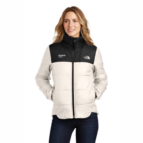 The North Face ® Women's Chest Logo Everyday Insulated Jacket-Vintage White