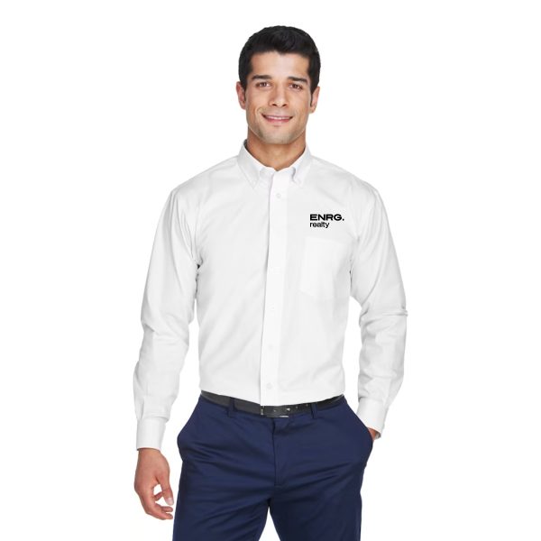 ENRG.realty - Devon & Jones - Men's Crown Collection® Oxford Woven Dress Shirt
