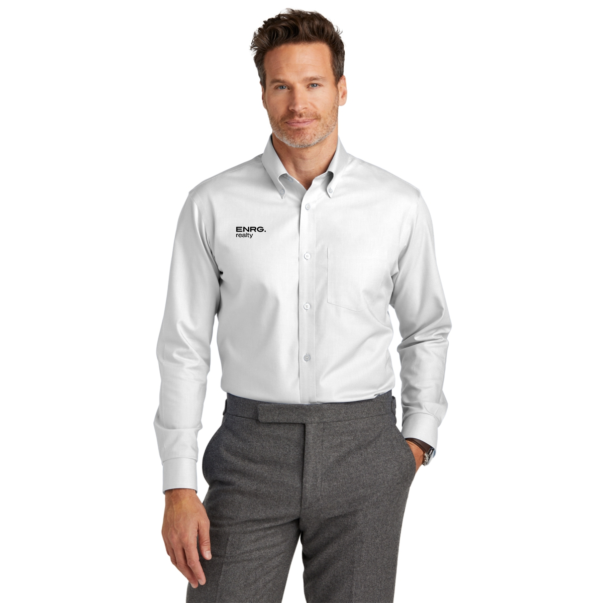 Brooks Brothers® Tall Wrinkle-Free Stretch Nailhead Shirt